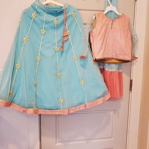 Pakistani Indian girls lehnga dress